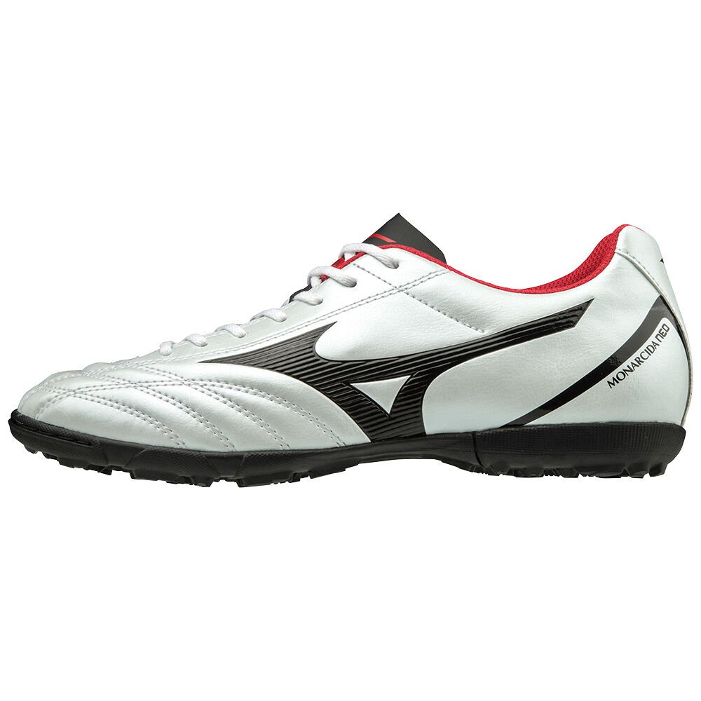 Scarpe Calcio Mizuno Monarcida Neo Select AS Donna - Bianche/Nere/Rosse - 14372-EOPA